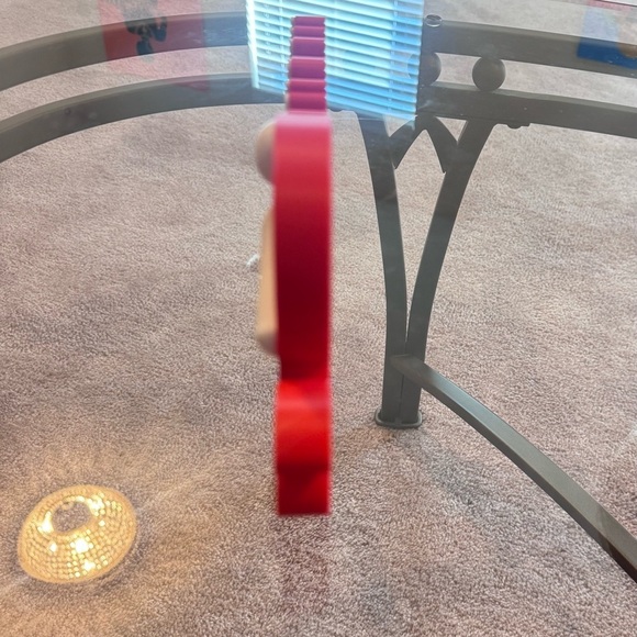 3D Printed. Merry Christmas Sign with Santa Hat - Picture 3 of 5